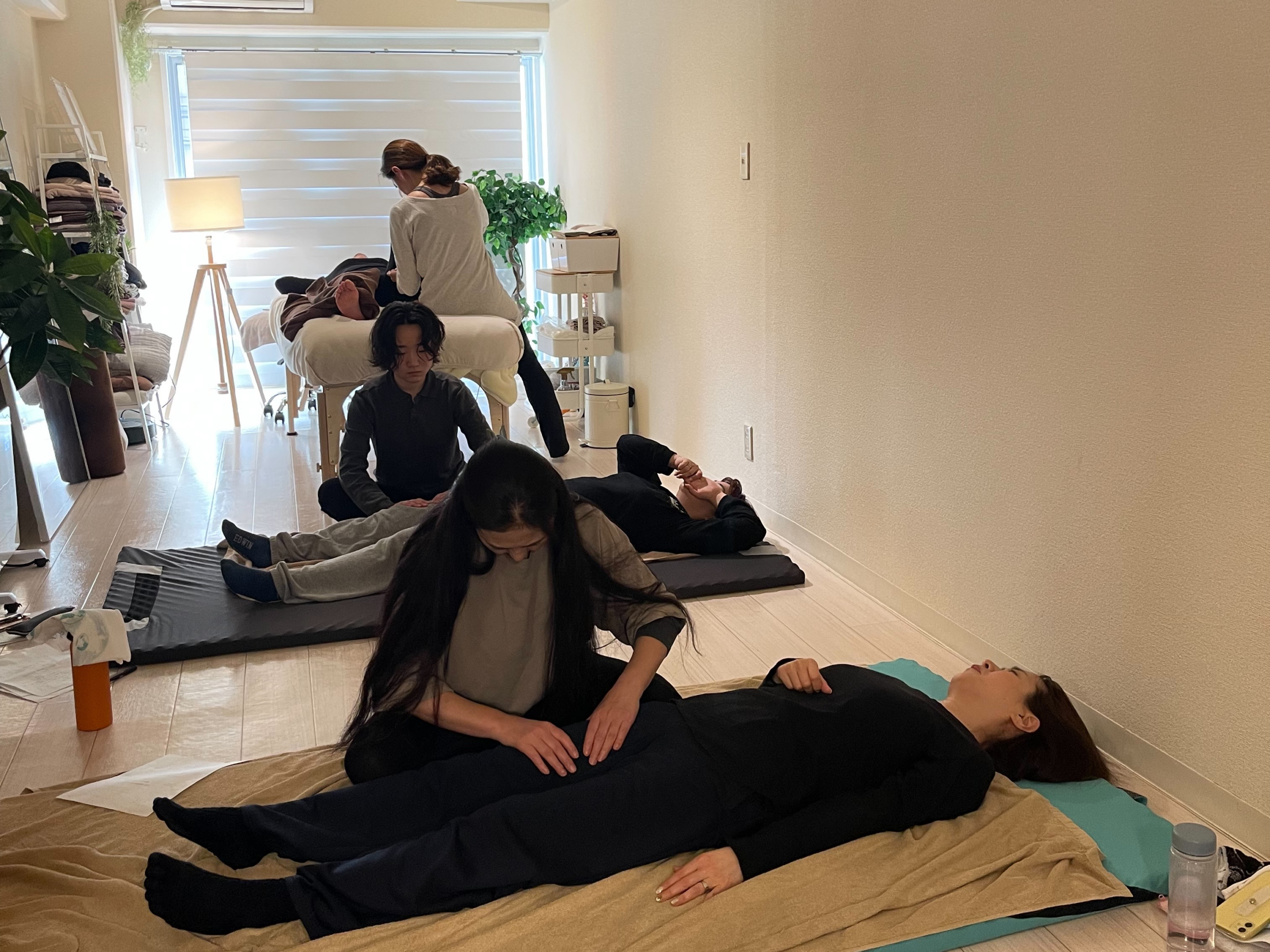 実際のダンサー整体セラピスト講座の様子